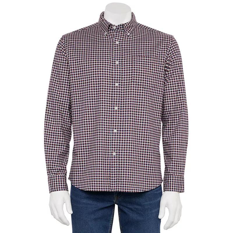 Mens Sonoma Goods For Life Long Sleeve Perfect Length Button-Down Shirt Product Image