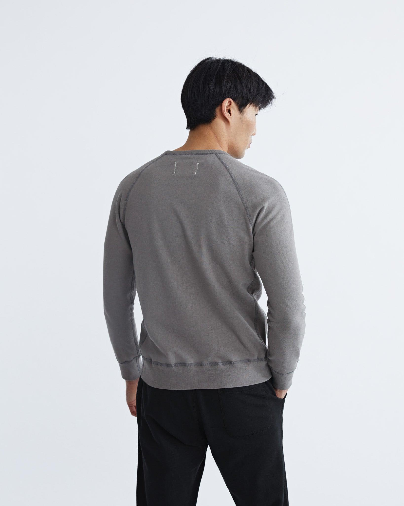 Lightweight Terry Slim Crewneck Male Product Image