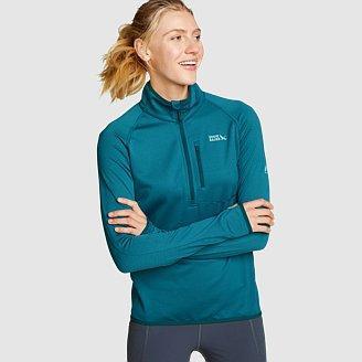 Women's High Route Grid Fleece 1/4-Zip Product Image