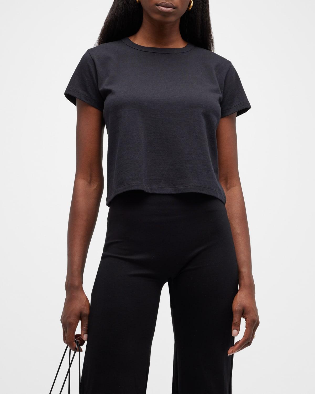 Womens Margo Cotton Cropped T-Shirt Product Image