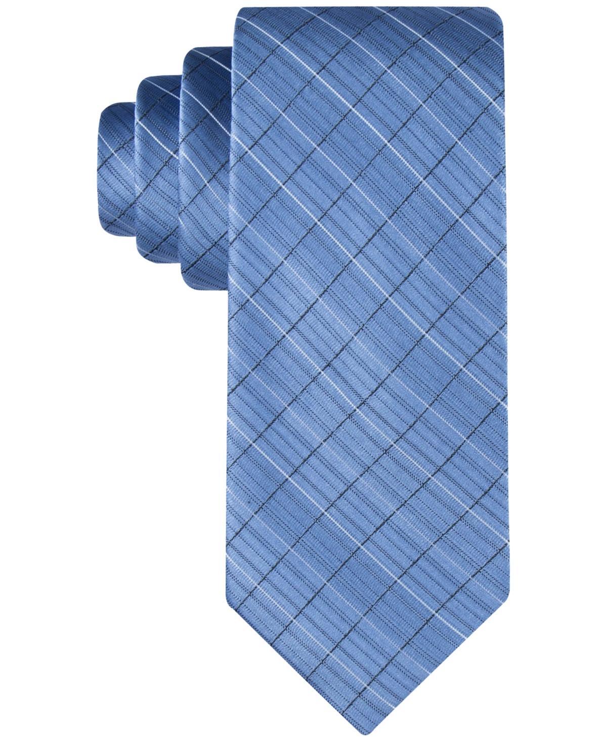 Calvin Klein Mens Etched Windowpane Tie Product Image