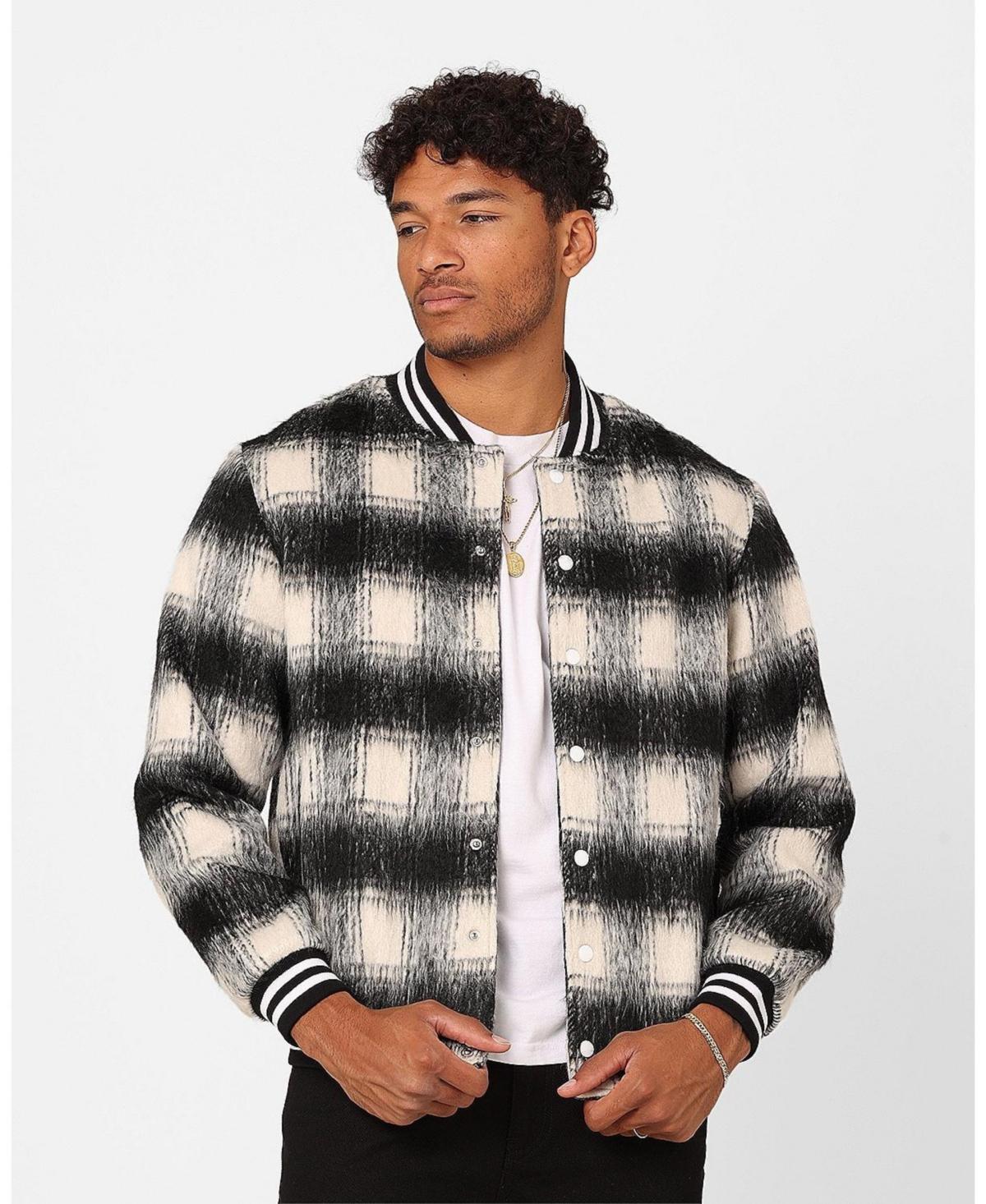 Xxiii Mens Kolab Checkered Jacket - Black Product Image