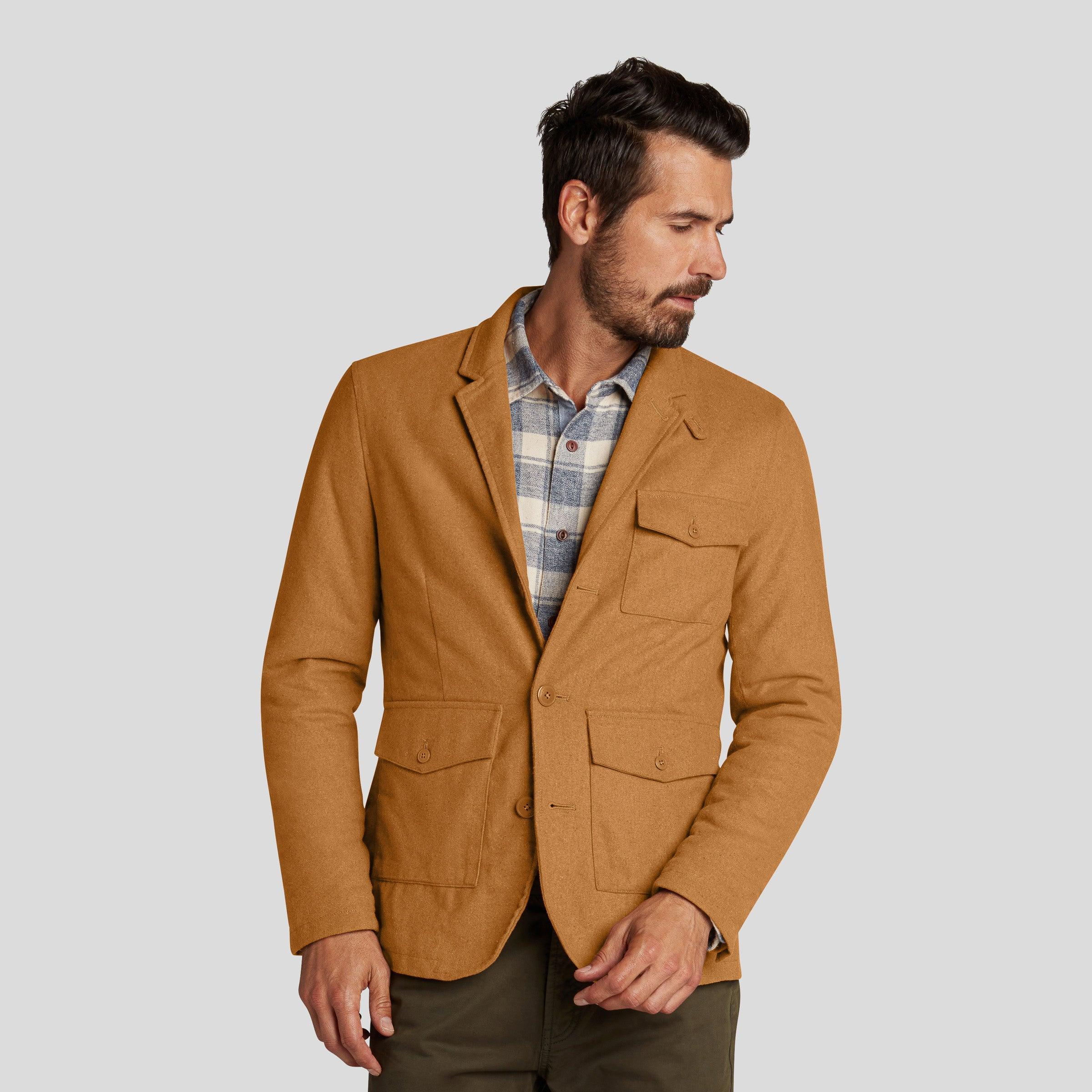 Holden Wool Hunting Blazer - Biscuit Product Image