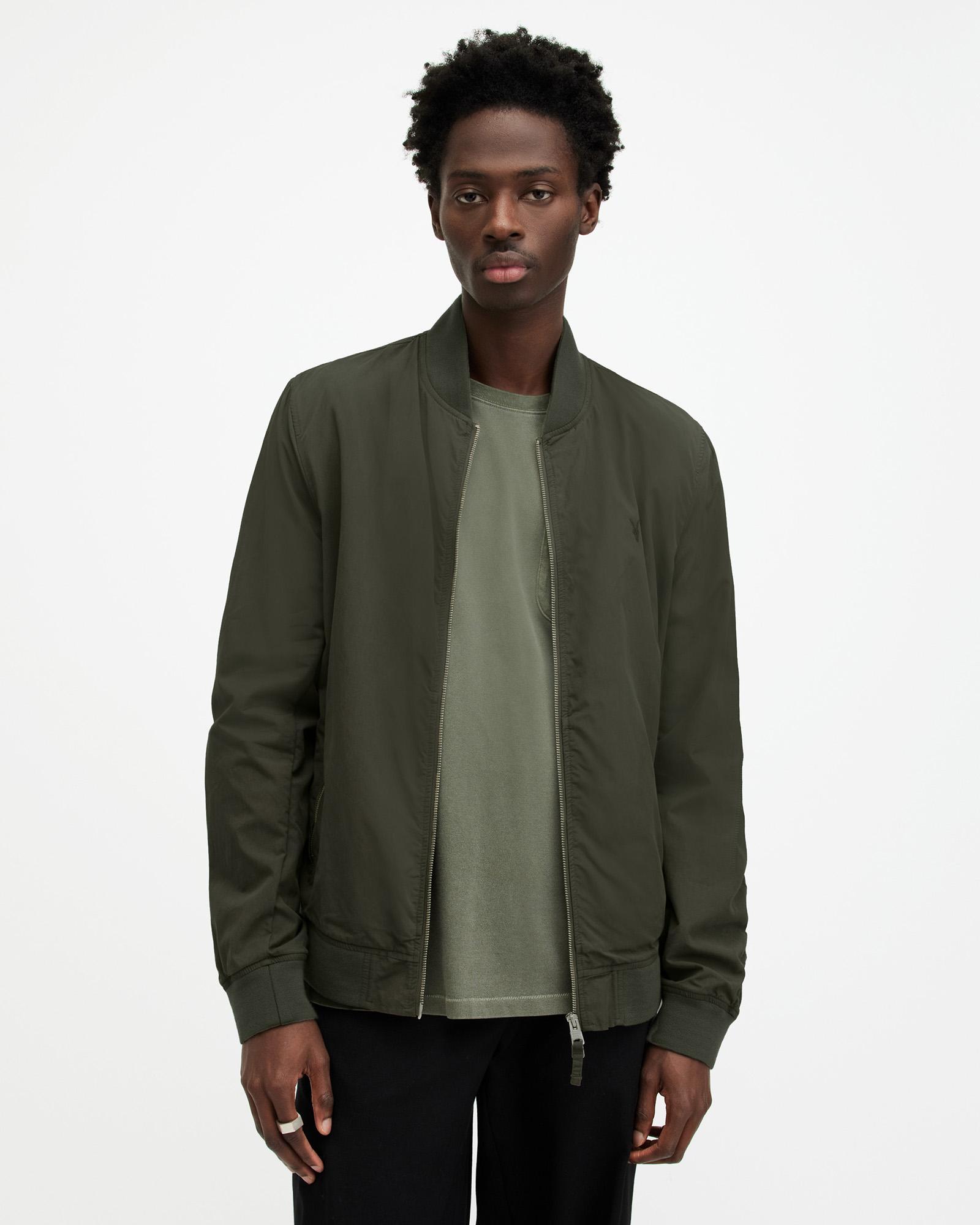 AllSaints Bassett Ramskull Bomber Jacket Product Image