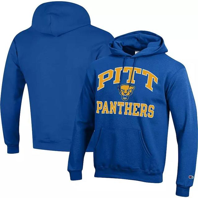 Mens Champion Royal Pitt Panthers High Motor Pullover Hoodie Product Image