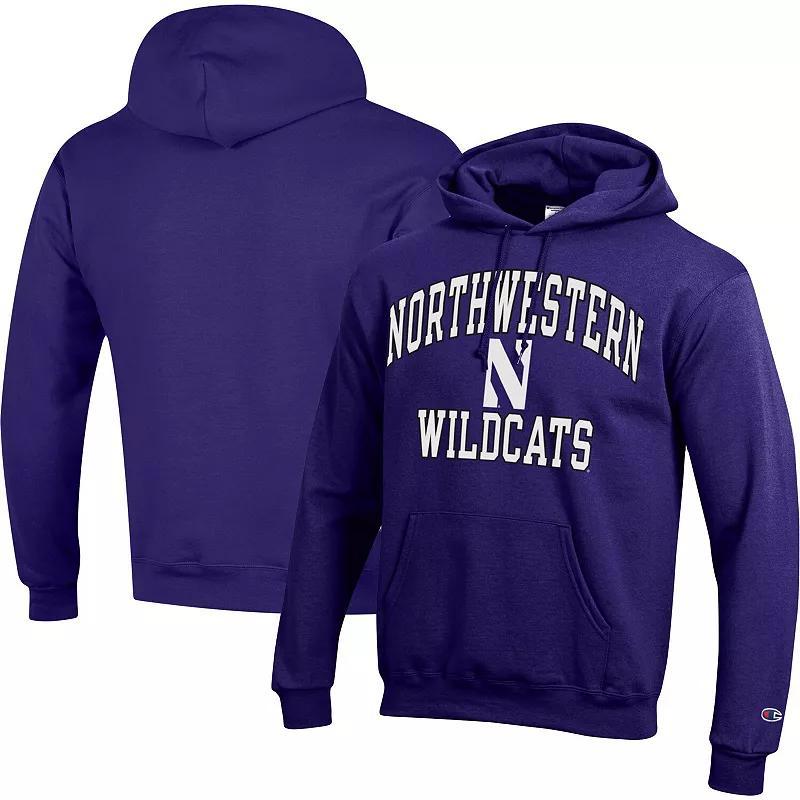 Mens Champion Northwestern Wildcats High Motor Pullover Hoodie Product Image