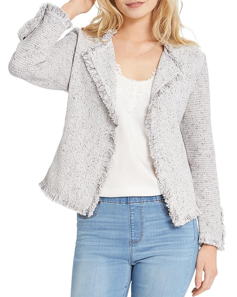 NIC+ZOE Fringe Mix Jacket (Mist) Women's Coat Product Image