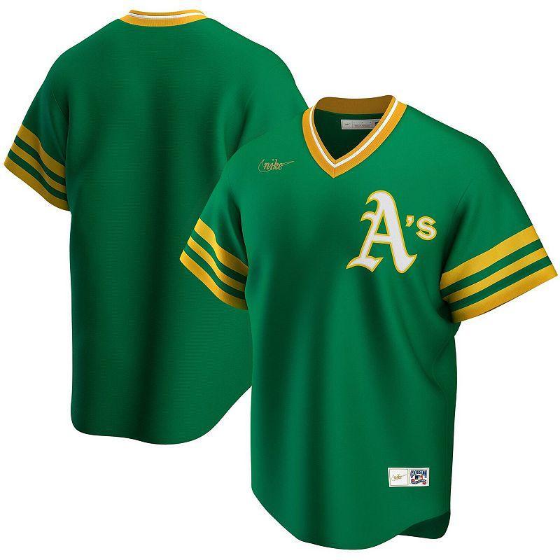 Mens Nike Kelly Green Oakland Athletics Road Cooperstown Collection Team Jersey - Kelly Green Product Image