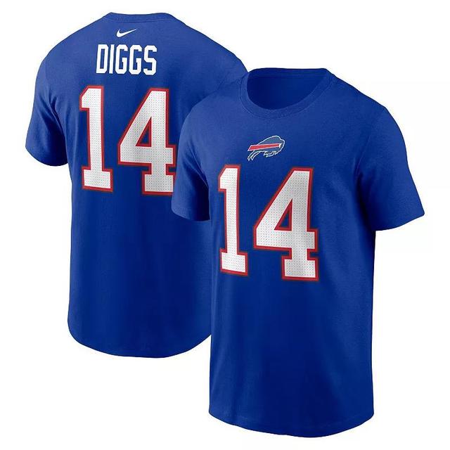 Mens Nike Stefon Diggs Royal Buffalo Bills Player Name & Number T-Shirt Product Image