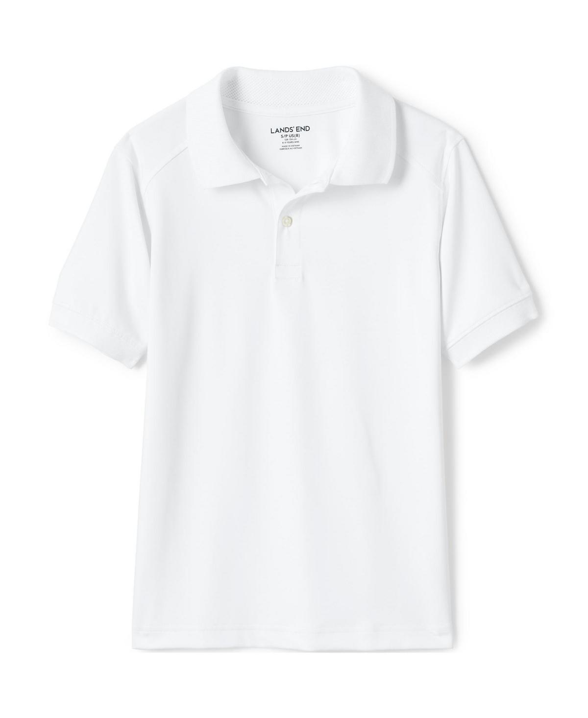 Lands End Girls School Uniform Short Sleeve Rapid Dry Polo Shirt Product Image