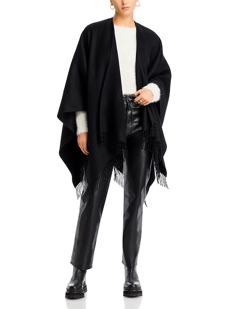 Womens Double-Face Wool-Cashmere Cape Product Image