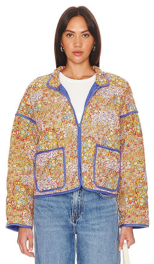 Free People Chloe Jacket (Tea Combo) Women's Clothing Product Image