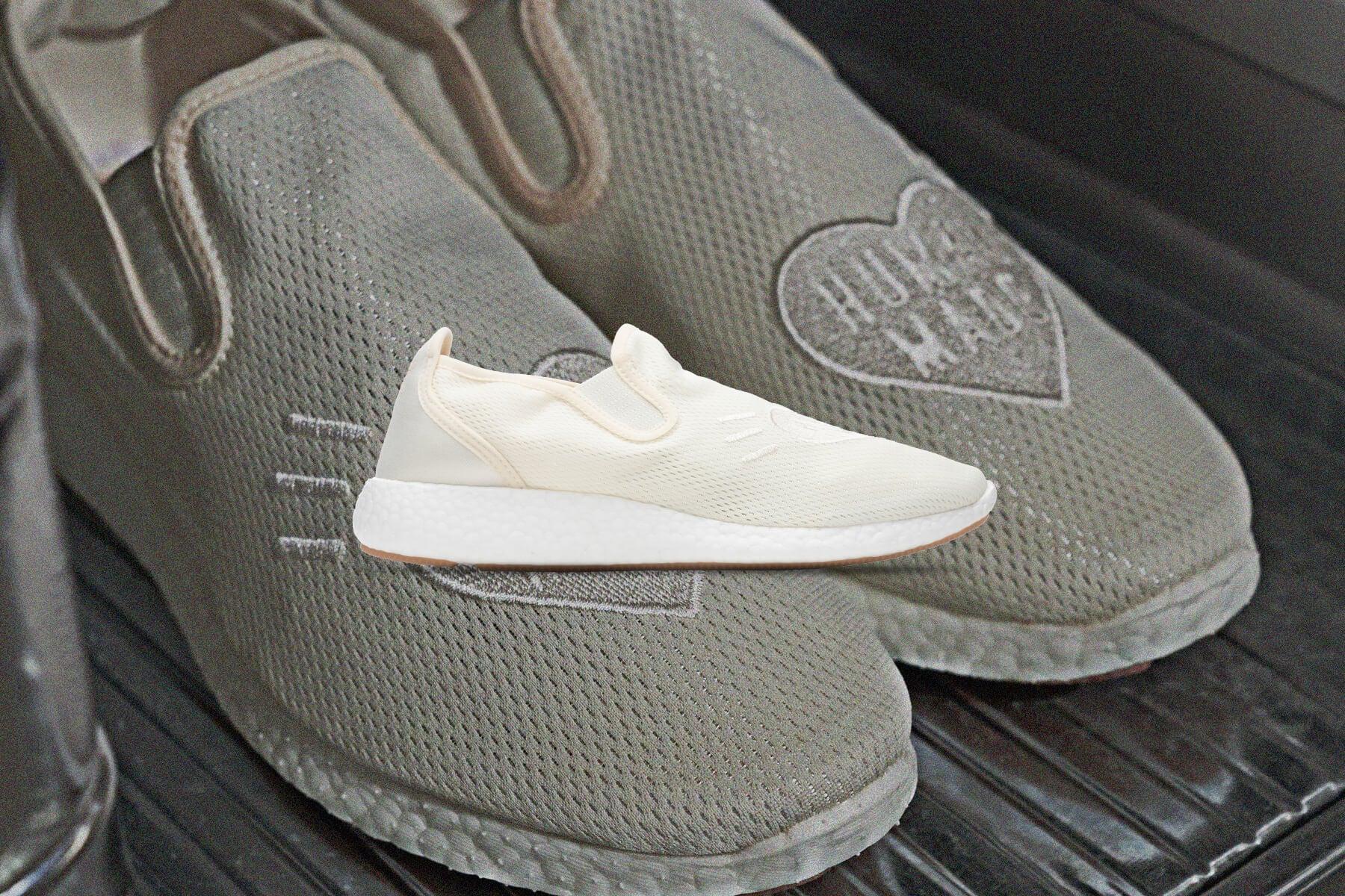 Adidas Originals x Human Made Slipon Pure - White Male Product Image