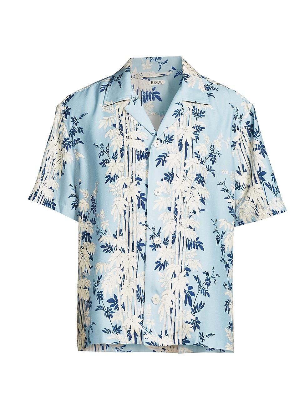 Mens The Crane Estate Bamboo Forest Camp Shirt product image