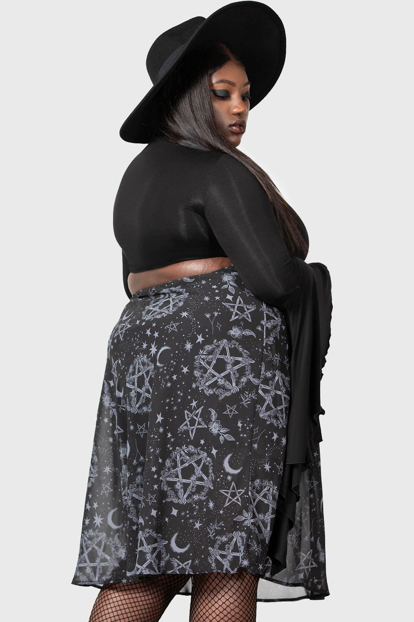 Luella Bias Midi Skirt [PLUS] Female Product Image