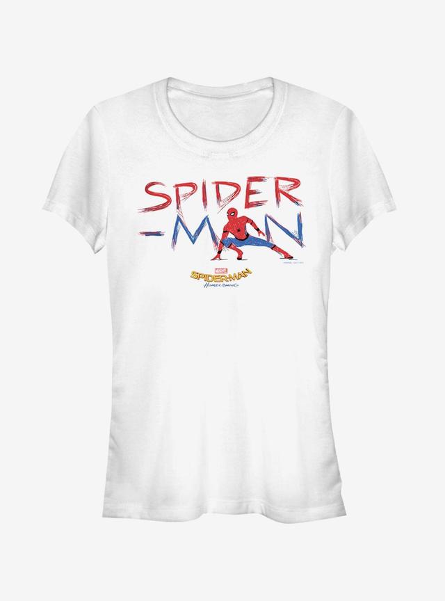 Marvel Spider-Man Homecoming Paint Streak Girls T-Shirt Product Image