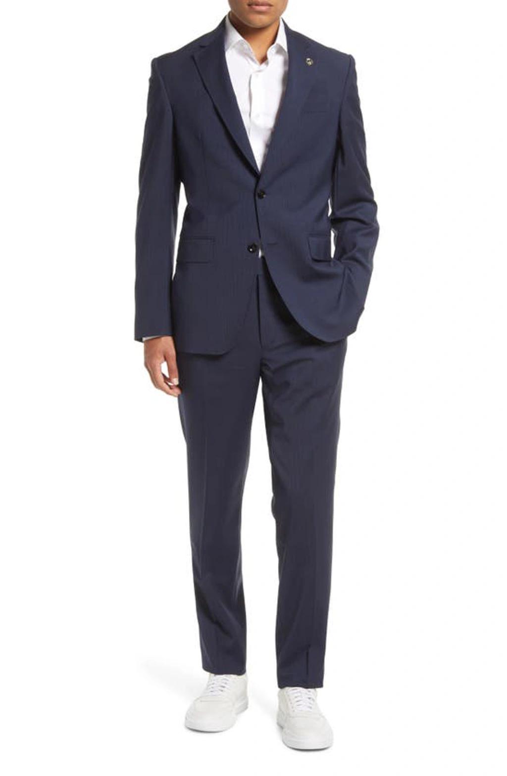 Slim Fit Suit Jacket In Blue Product Image