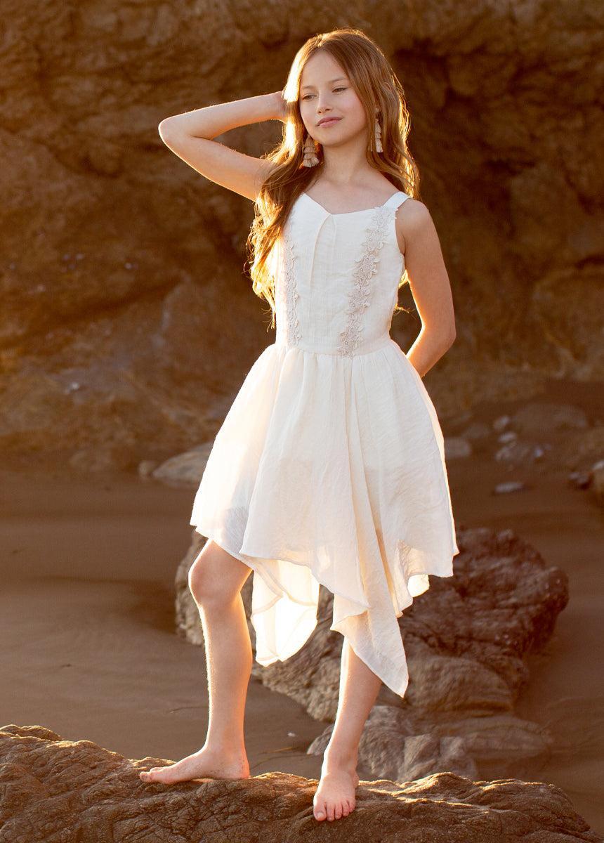 Effie Dress in Cream Product Image