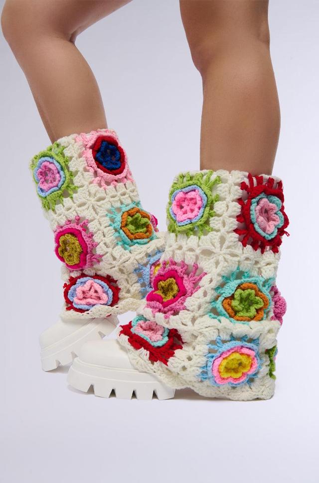 AZALEA WANG ROMOLA CROCHET BOOT Product Image