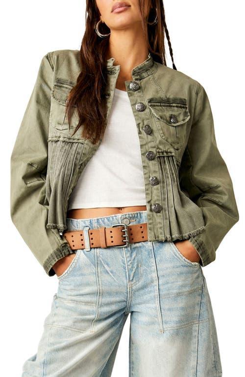 Free People Cassidy Jacket (Military) Women's Vest Product Image