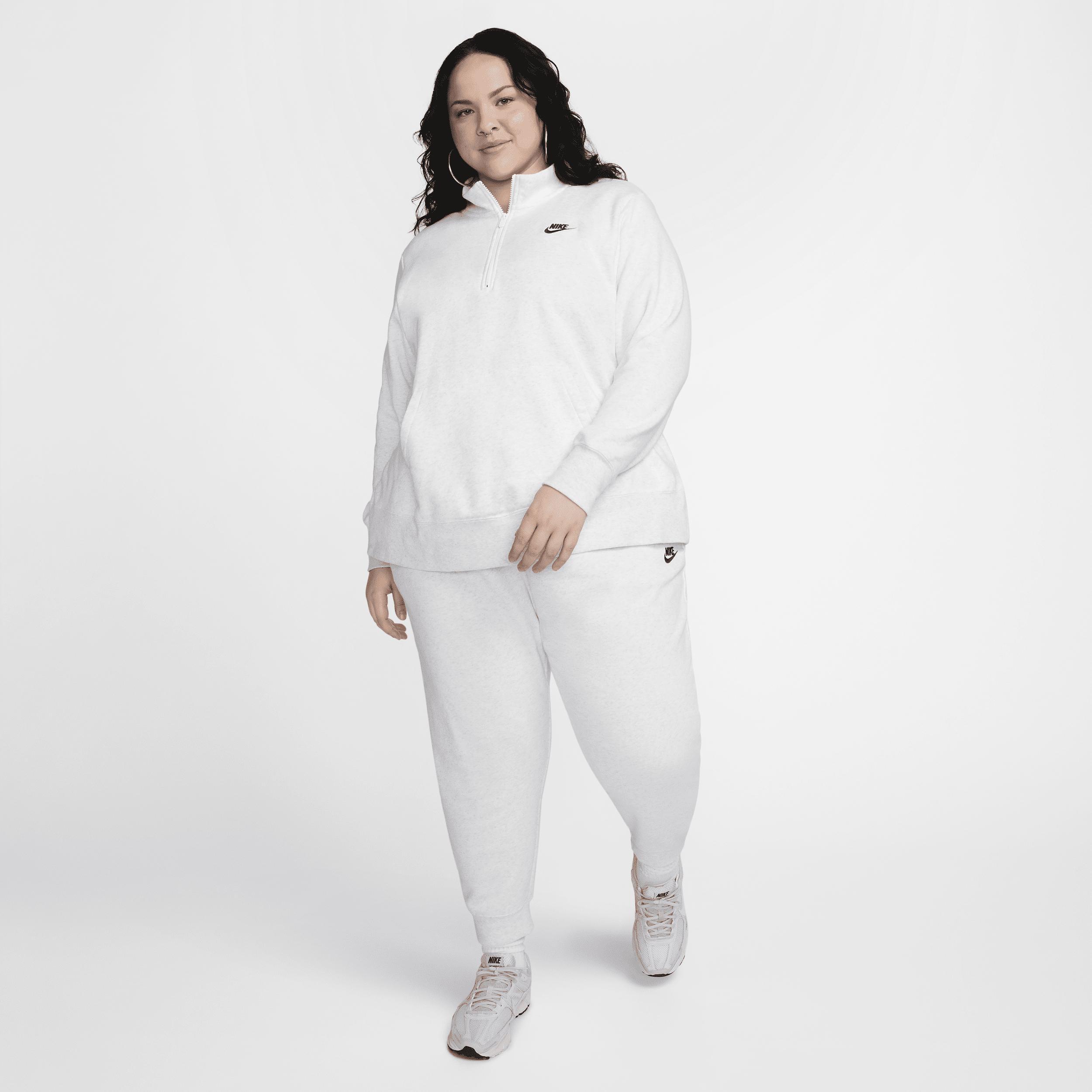 Womens Nike Sportswear Club Fleece 1/2-Zip Sweatshirt (Plus Size) Product Image