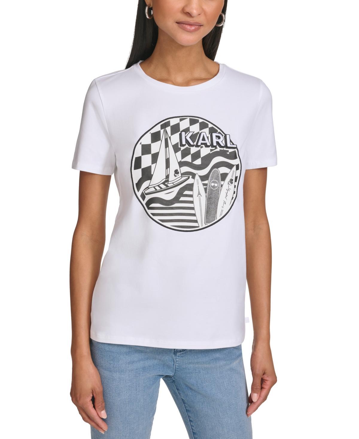 Women's Surfer Graphic T-Shirt Product Image