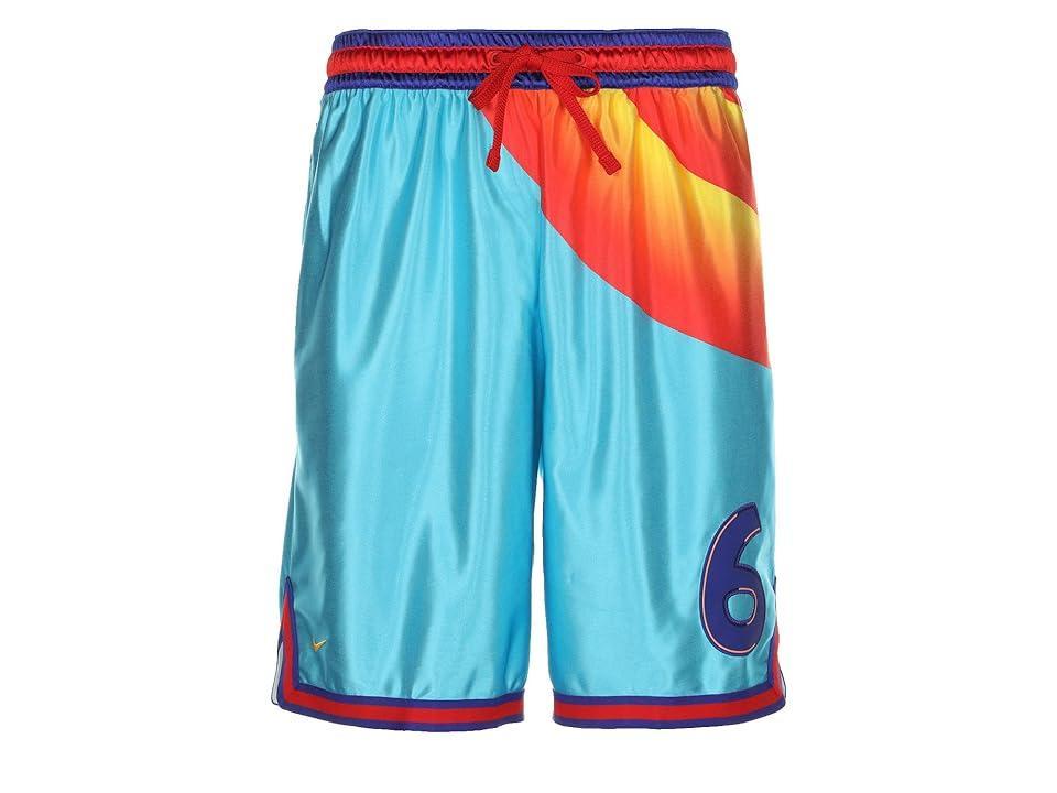 Nike Dri-FIT Shorts (Light Blue Fury/Concord/University Gold) Men's Shorts Product Image