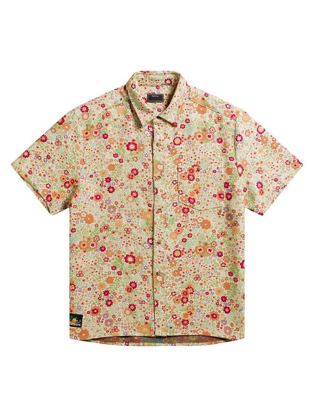 Mens Clerk Floral Short-Sleeve Shirt Product Image