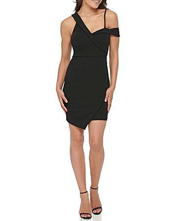 Guess Womens Asymmetrical Dress - Black Product Image