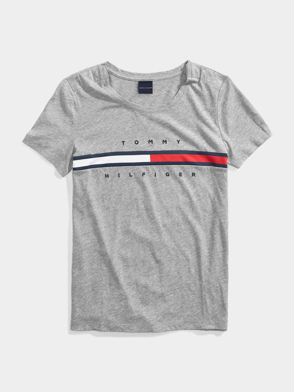 Tommy Hilfiger Women's Stripe Signature T-Shirt Product Image