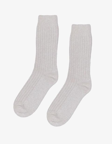 Merino Wool Blend Sock - Heather Grey Product Image