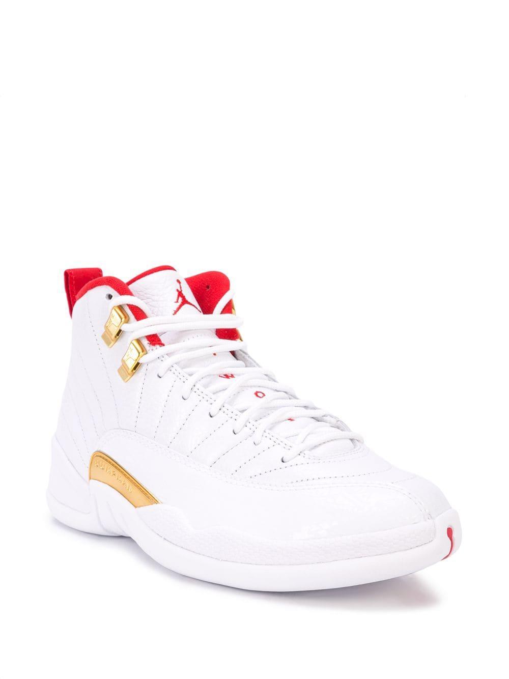 Air Jordan 12 Fiba In White Product Image