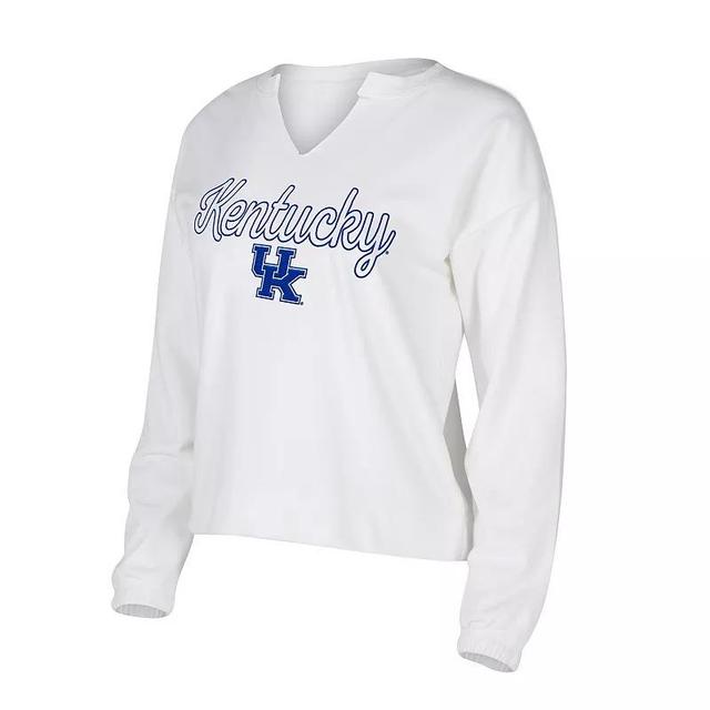 Womens Concepts Sport Kentucky Wildcats SiennaNotch Neck Long Sleeve T-Shirt Product Image