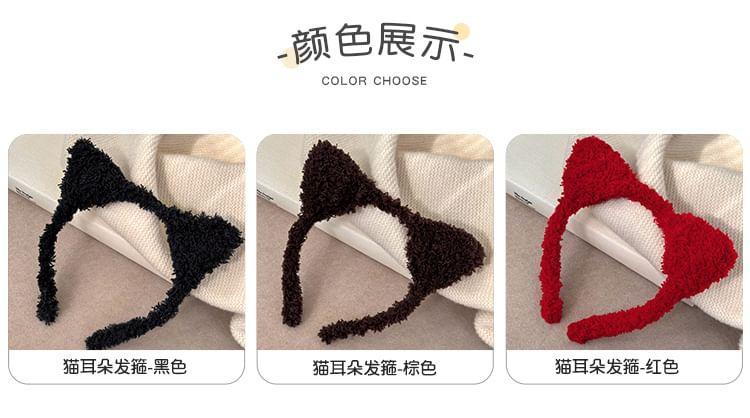 Cat Ear Fleece Headband Product Image