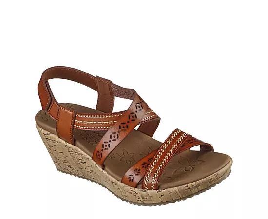 Skechers Womens Beverlee-Delicate Glow Wedge Sandal Product Image