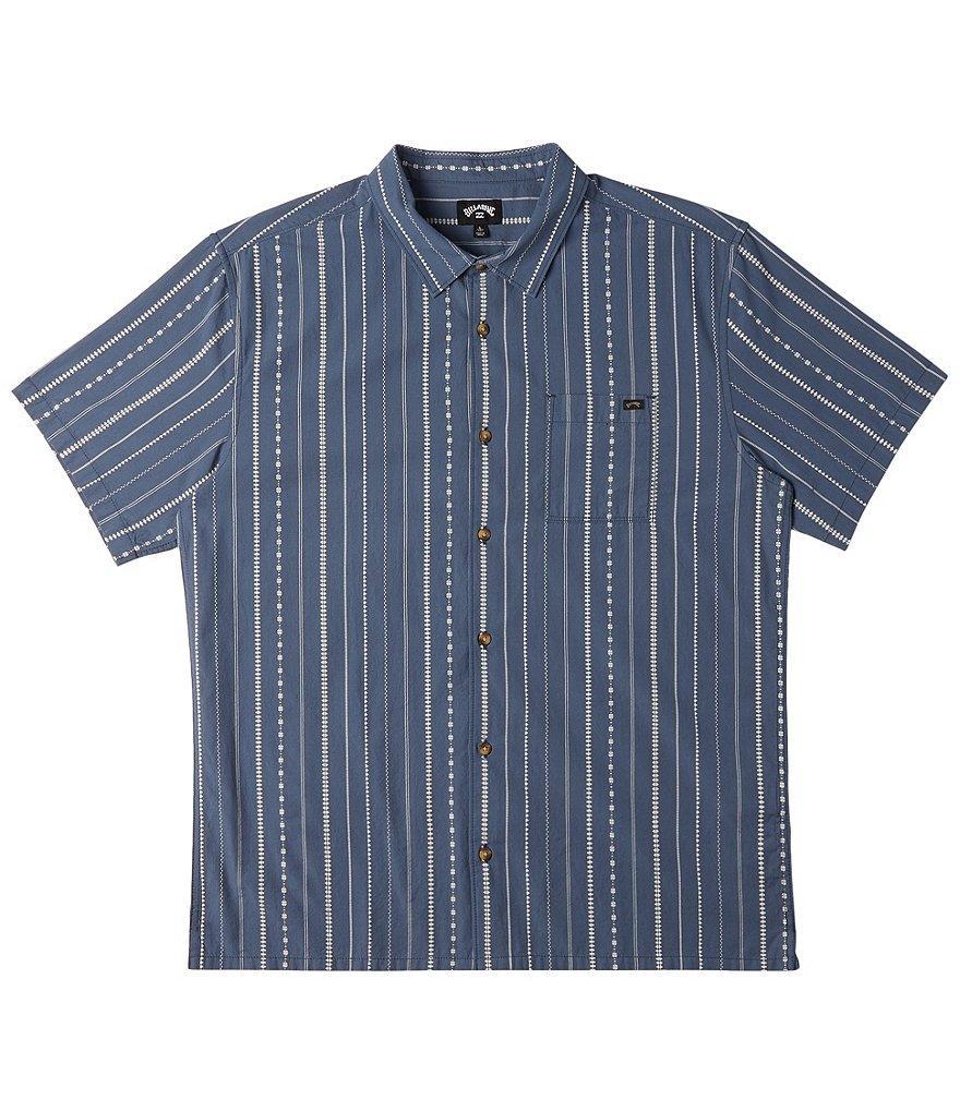 Billabong Sundays Jacquard Short Sleeve Woven Shirt Product Image