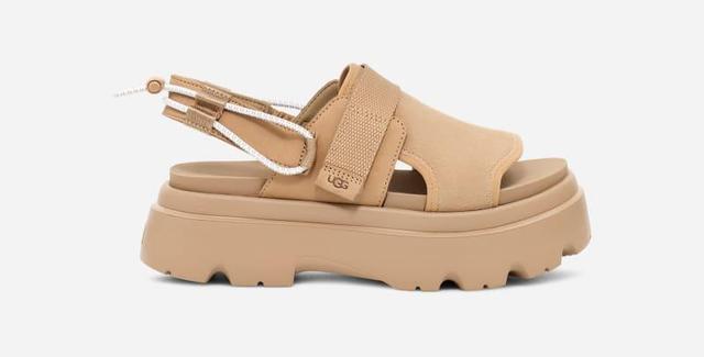 UGG Womens Cady Nubuck/Suede/Textile/Recycled Materials Sandals Product Image