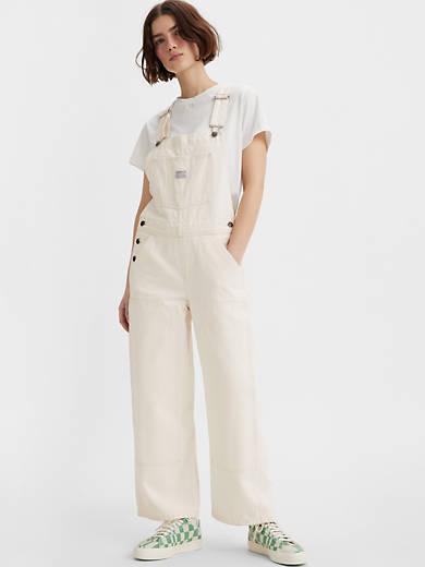 Baggy High Waist Women's Overalls Product Image