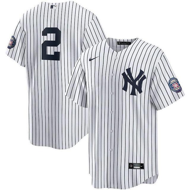 Mens Nike Derek Jeter /Navy New York Yankees 2020 Hall of Fame Induction Replica Jersey Product Image