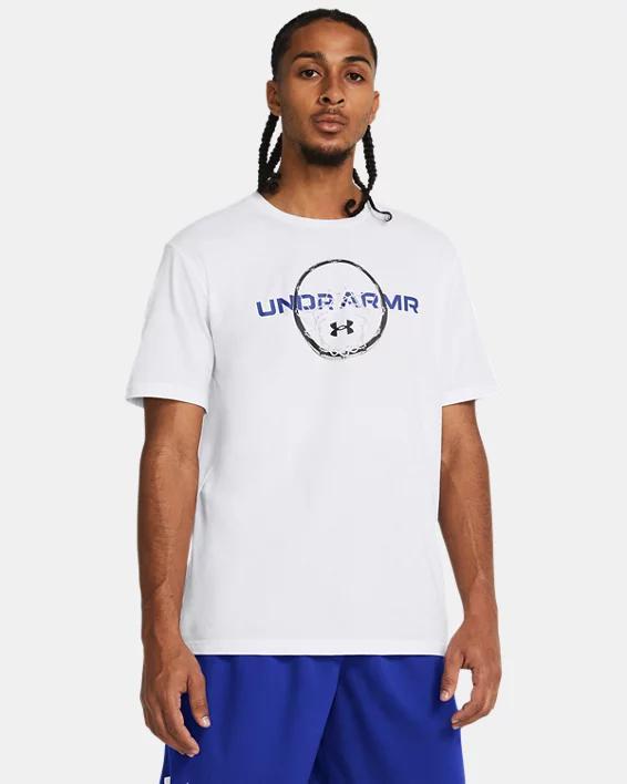 Men's UA Basketball Net Wordmark Short Sleeve Product Image