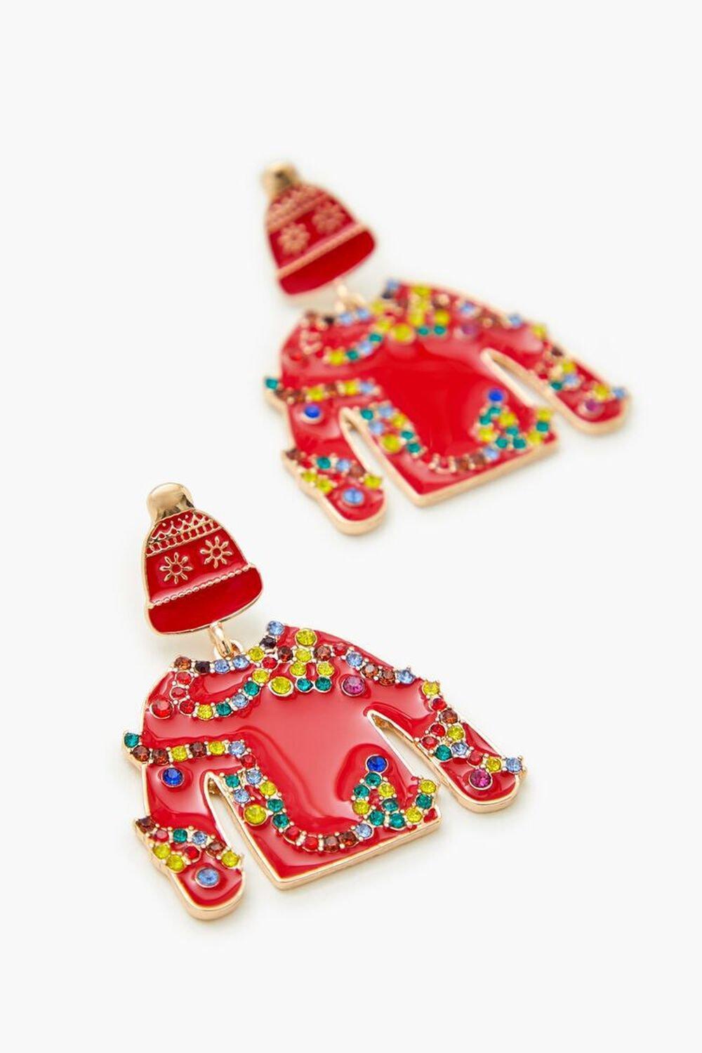 Christmas Sweater Drop Earrings | Forever 21 Product Image