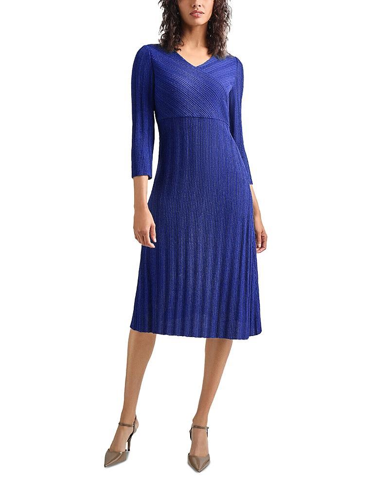 Misook Textured Knit Midi Dress Product Image