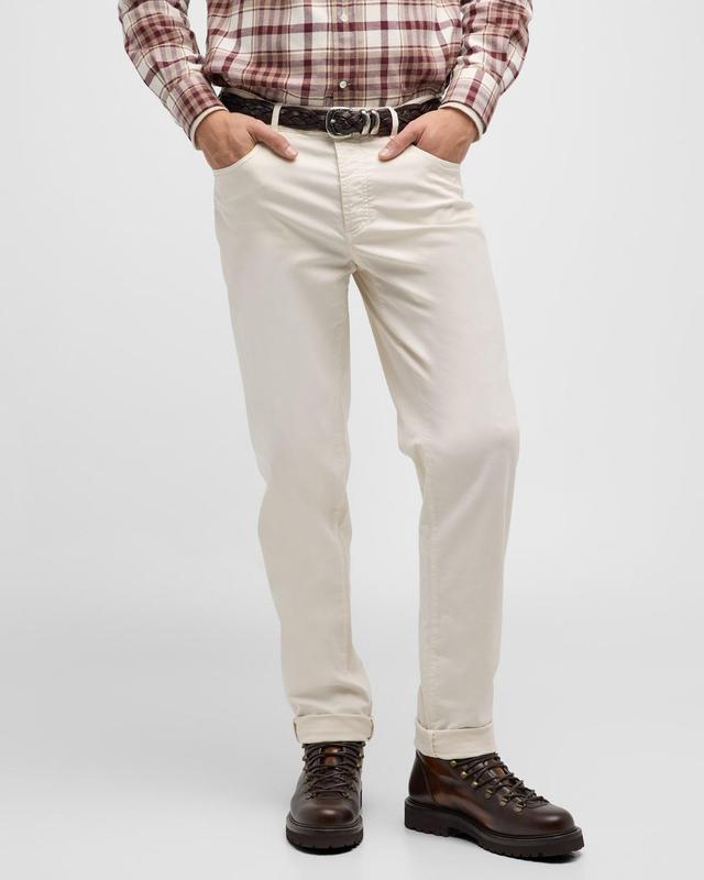 Mens American Pima Italian-Fit Chino Trousers Product Image