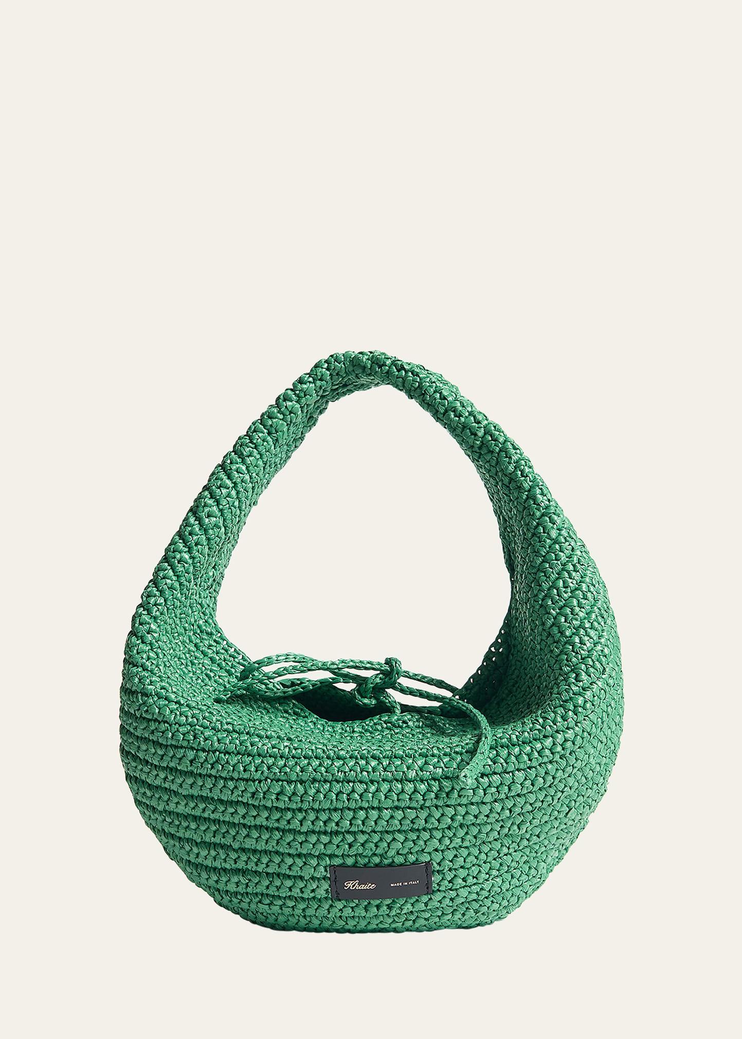 Khaite Medium Olivia Raffia Hobo Bag Product Image