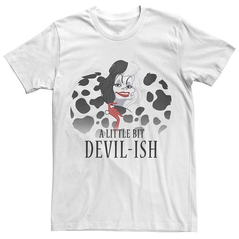 Disneys Cruella De Vil Mens A Little Bit Devil-Ish Tee Product Image