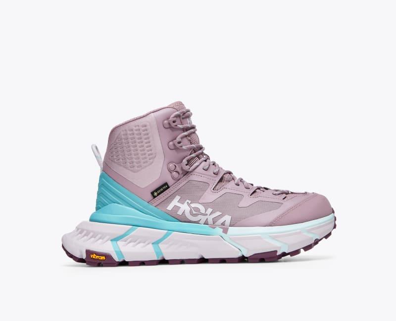 HOKA Womens TenNine Hike GTX Shoes in Elderberry/Coastal Shade, Size 10.5 Product Image