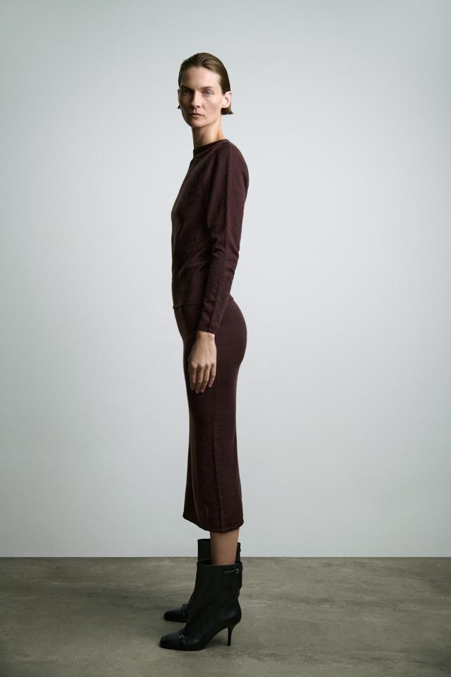 100% WOOL MIDI DRESS Product Image