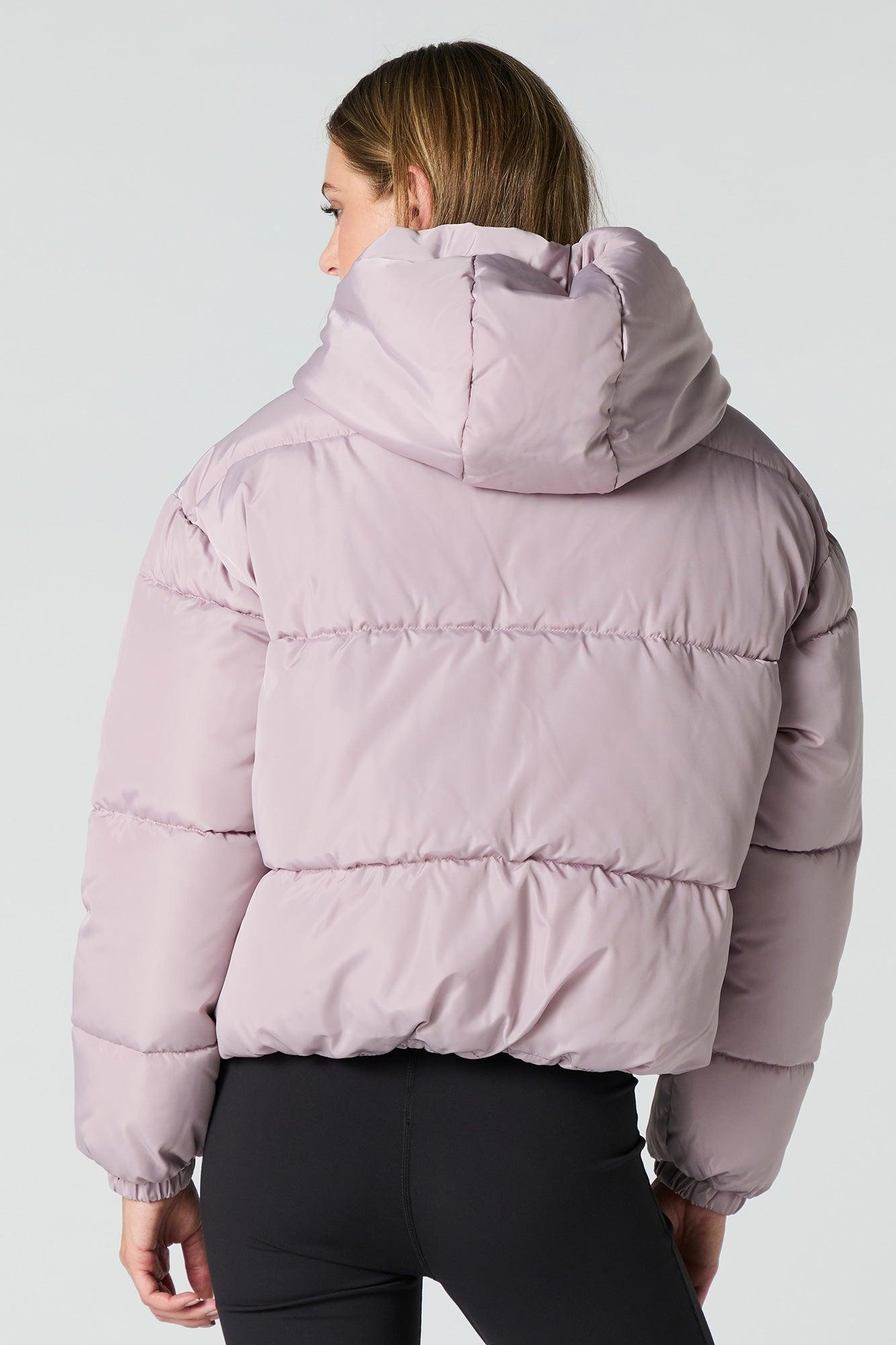 Drawstring Hood Puffer Jacket Female Product Image