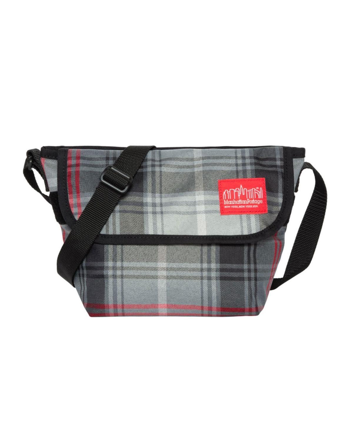 Womens Plaid Mini New York Messenger Bag Product Image