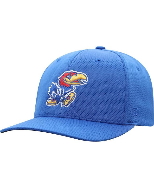 Mens Top of The World Royal Kansas Jayhawks Reflex Logo Flex Hat Product Image